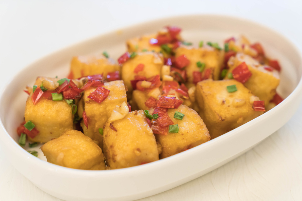 memasak tahu